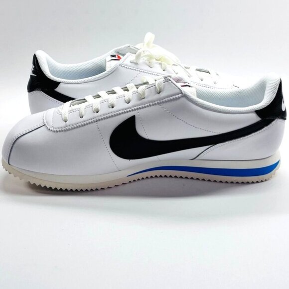 Nike Cortez '23 Men's Size 13 White Black Photo Blue  Sneakers DM4044-100 - Picture 7 of 14
